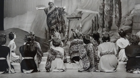 The chorus of the Bacchae 1956