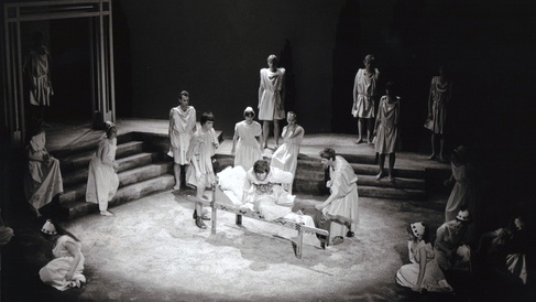 The death of Heracles in the Women of Trachis 1983