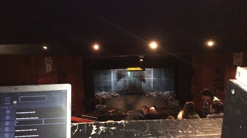 A view from the surtitle box 