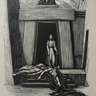 Woodcut of Oresteia 1933