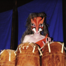 Musician in Fox mask 